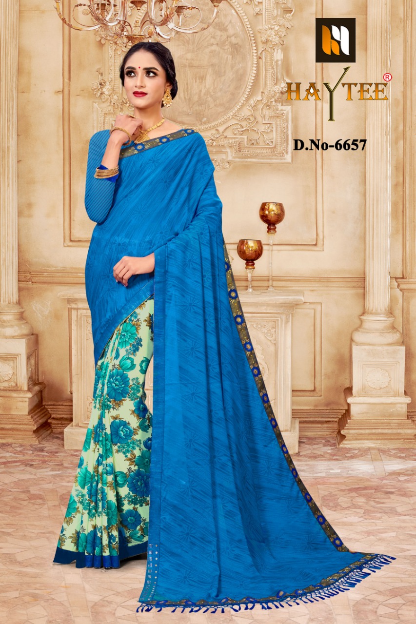 Haytee Presents Jodha Casual Wear Sarees Collection