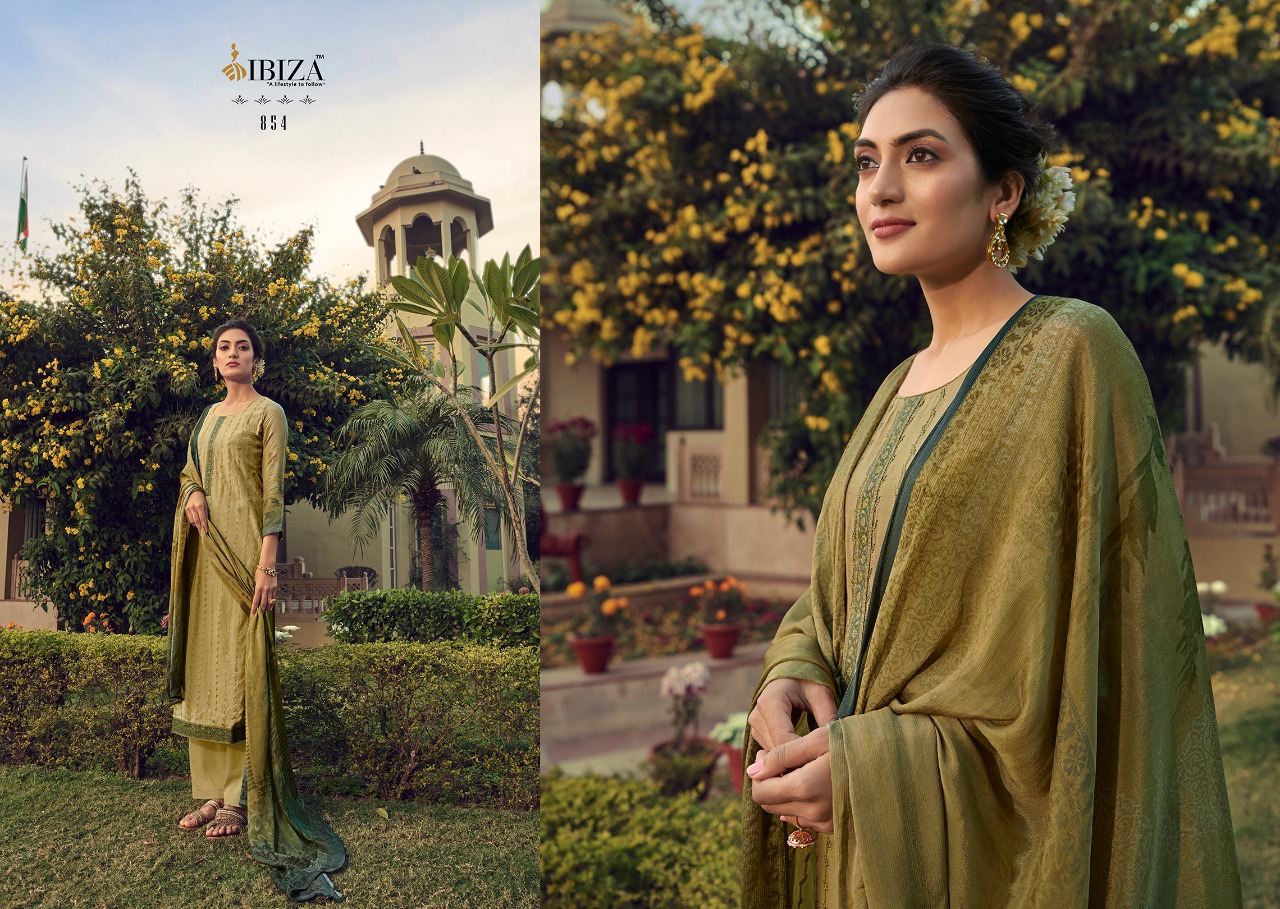 Ibiza   Presents  Saraa Designer Dress Material
