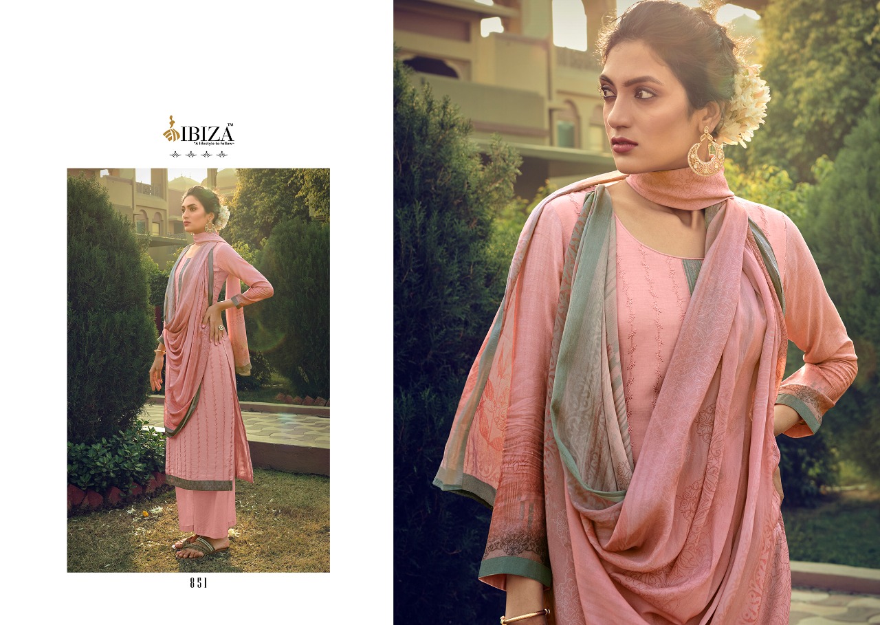 Ibiza   Presents  Saraa Designer Dress Material