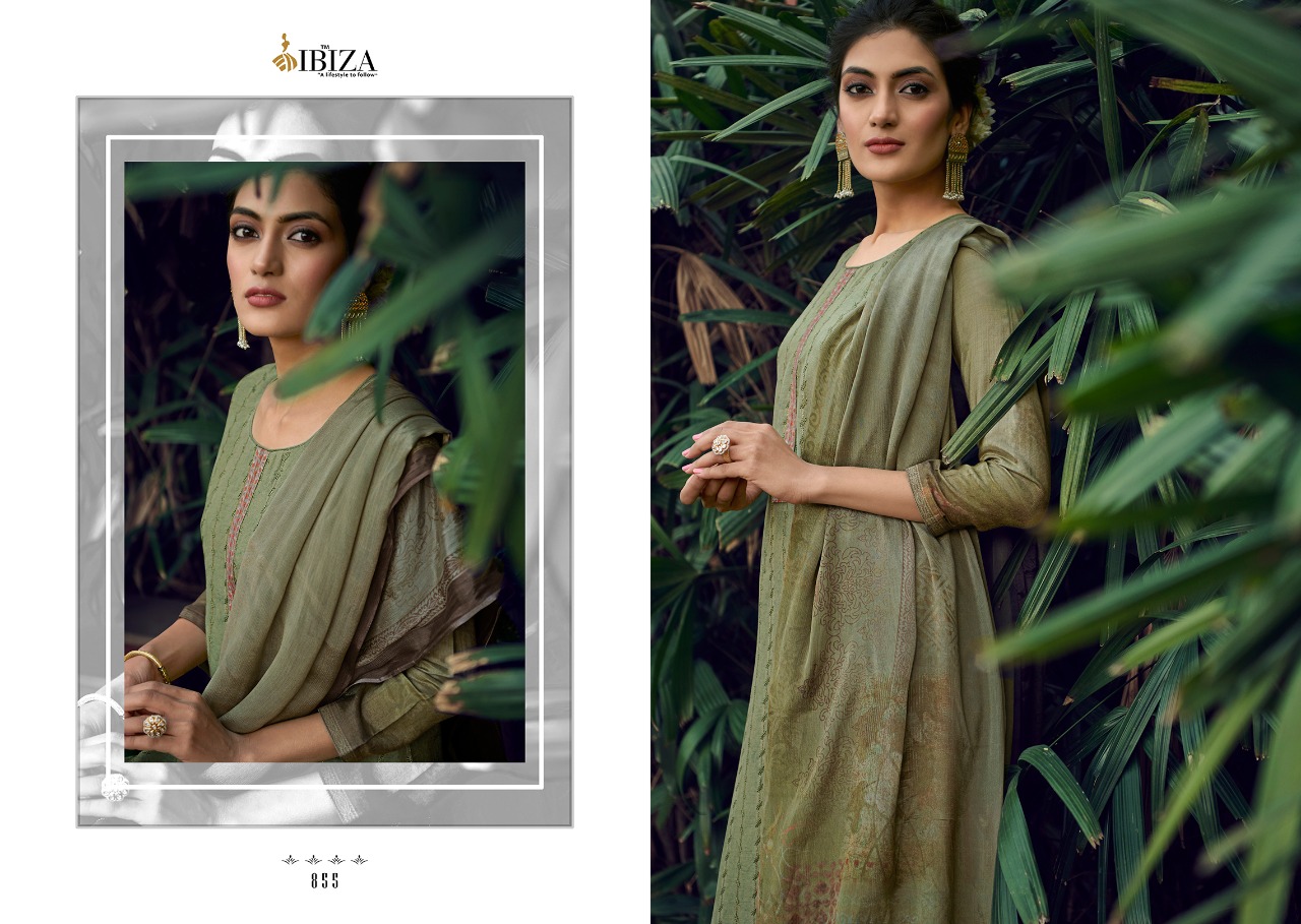 Ibiza   Presents  Saraa Designer Dress Material