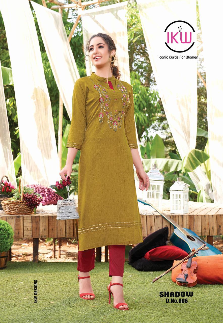 Ikw Presents  Shadow  Vol 1   Casual Designer Kurti