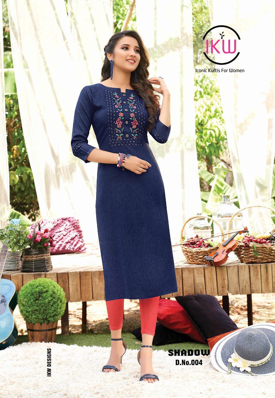 Ikw Presents  Shadow  Vol 1   Casual Designer Kurti