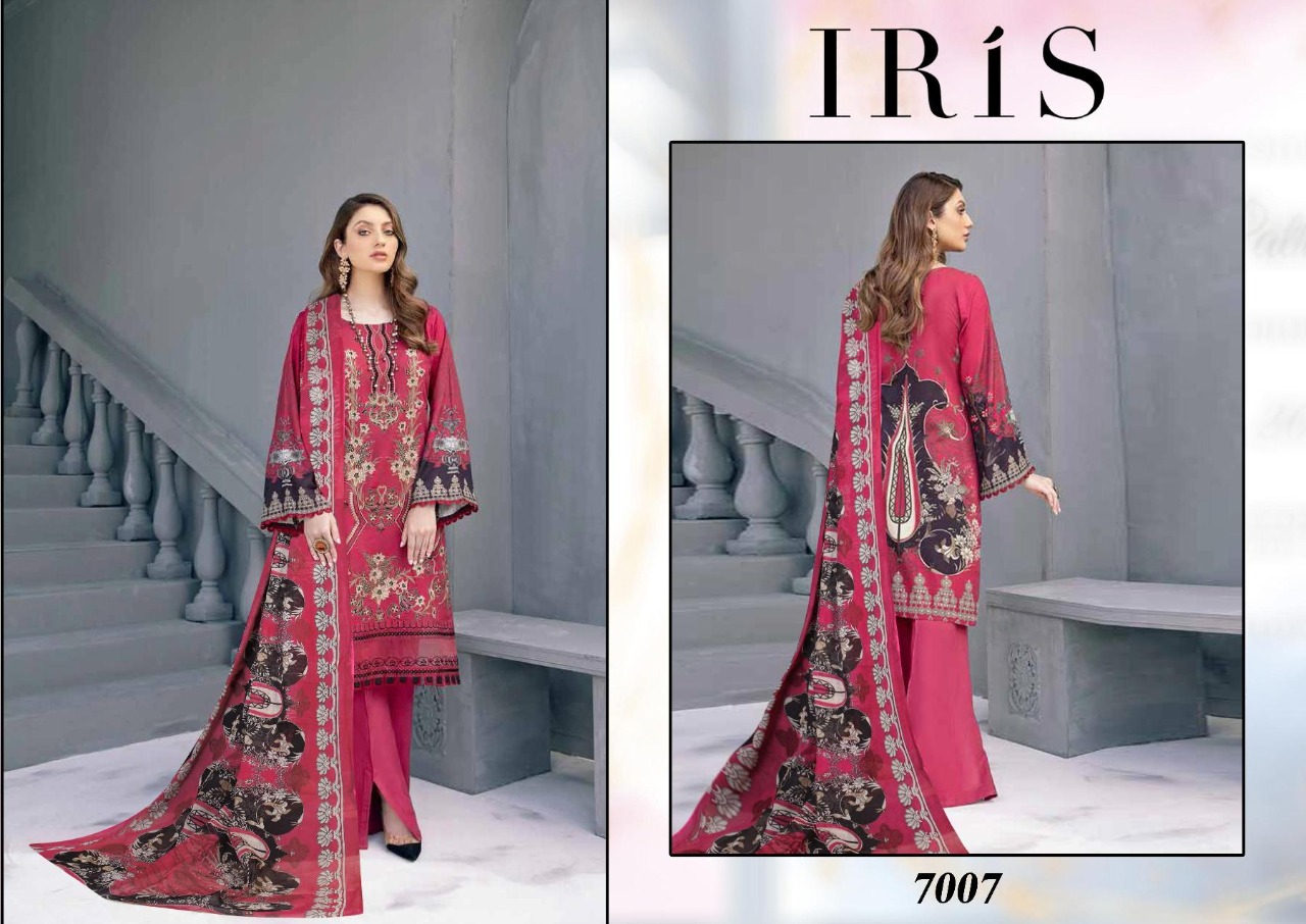 Iris Vol 7 Printed Karachi Dress Material