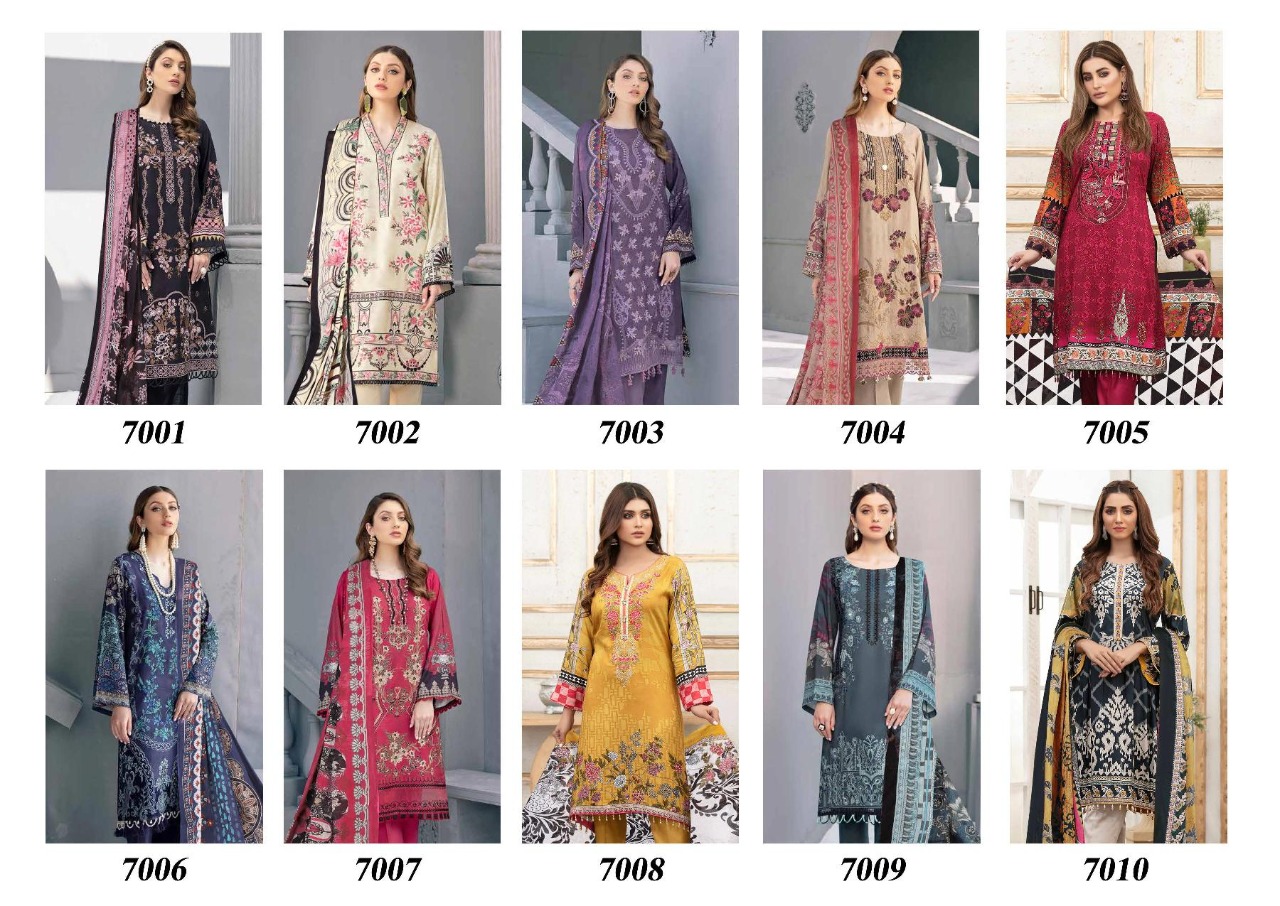 Iris Vol 7 Printed Karachi Dress Material