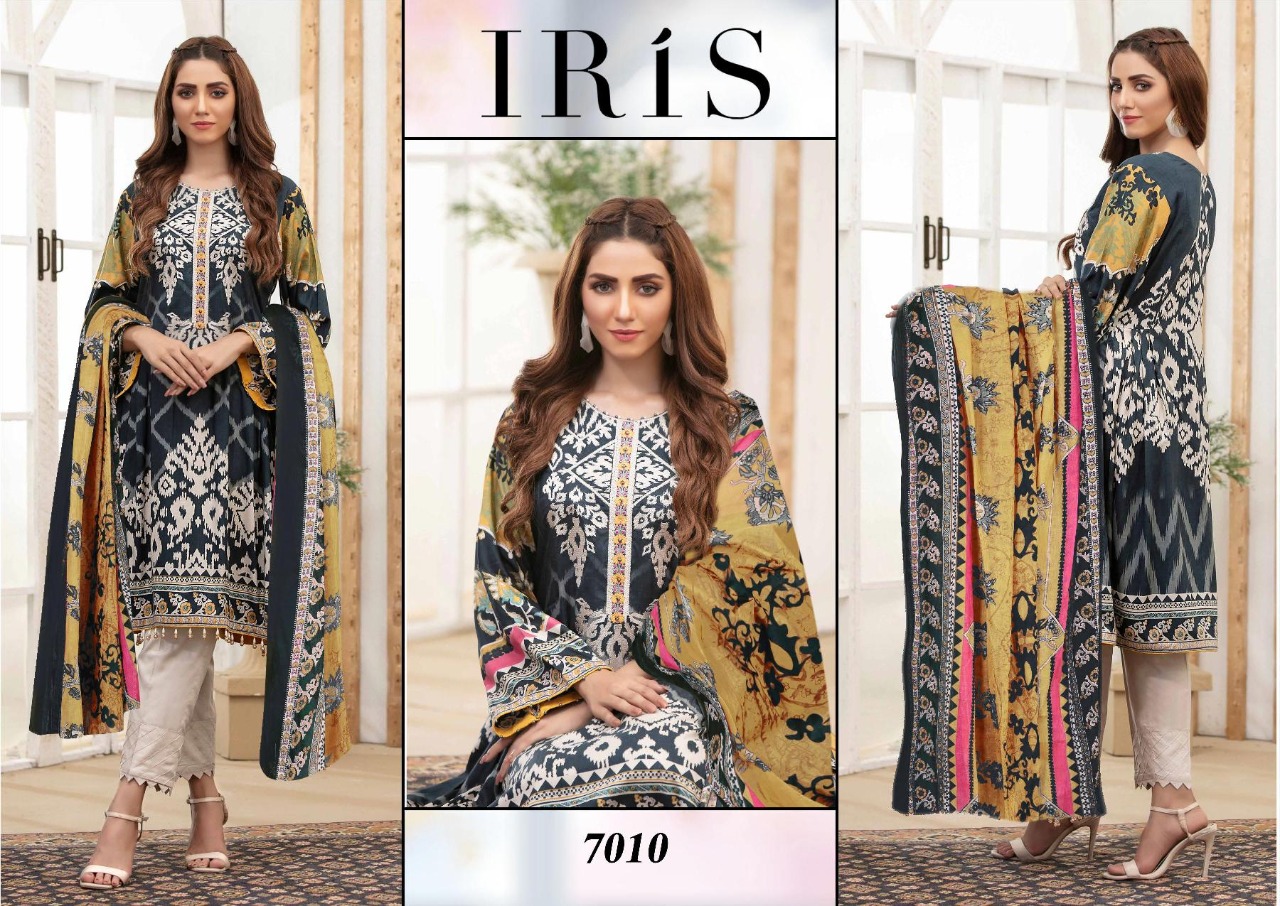Iris Vol 7 Printed Karachi Dress Material