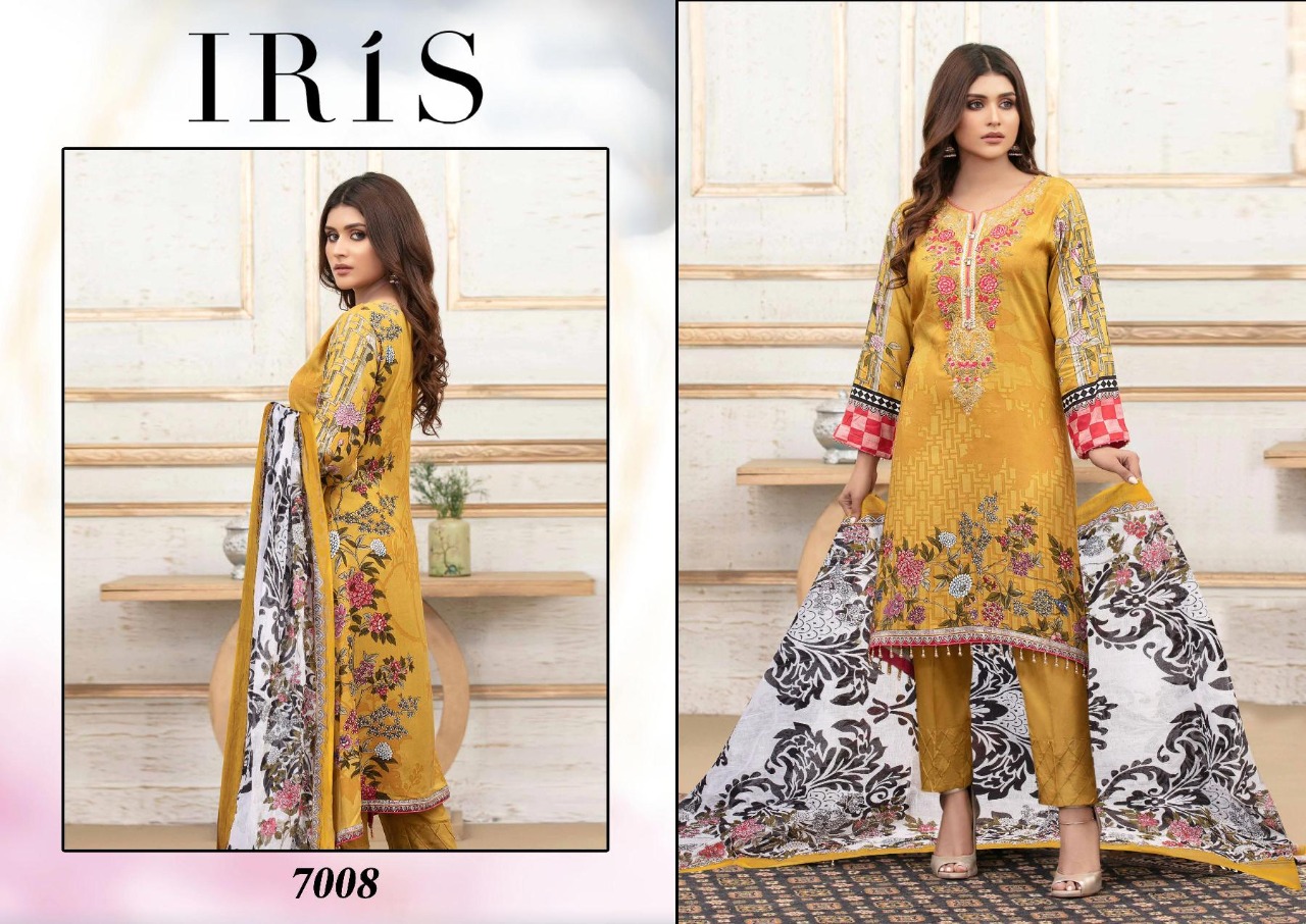 Iris Vol 7 Printed Karachi Dress Material