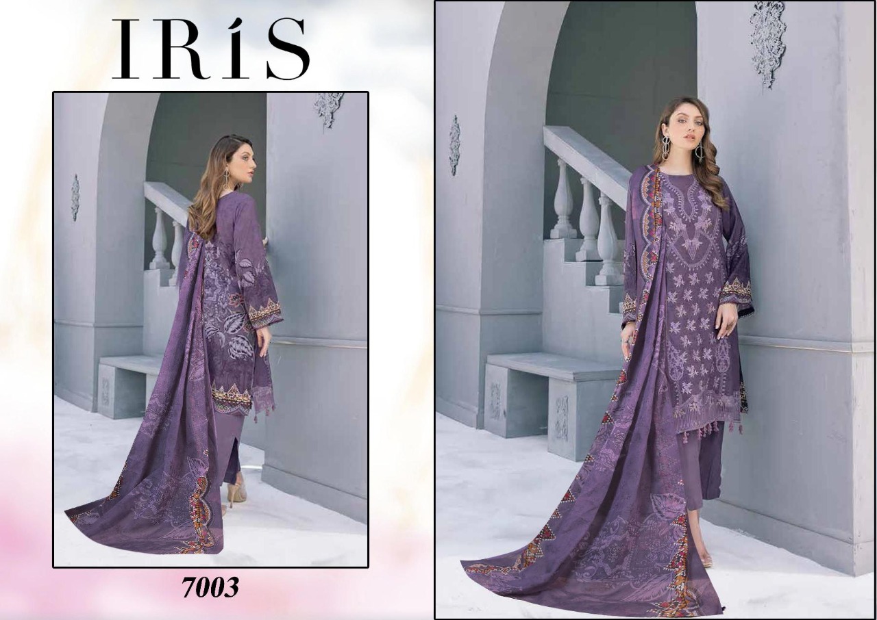 Iris Vol 7 Printed Karachi Dress Material