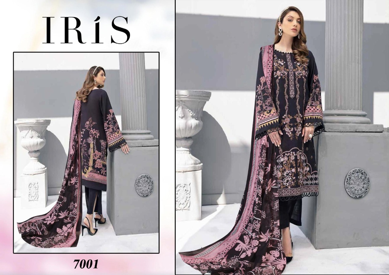 Iris Vol 7 Printed Karachi Dress Material