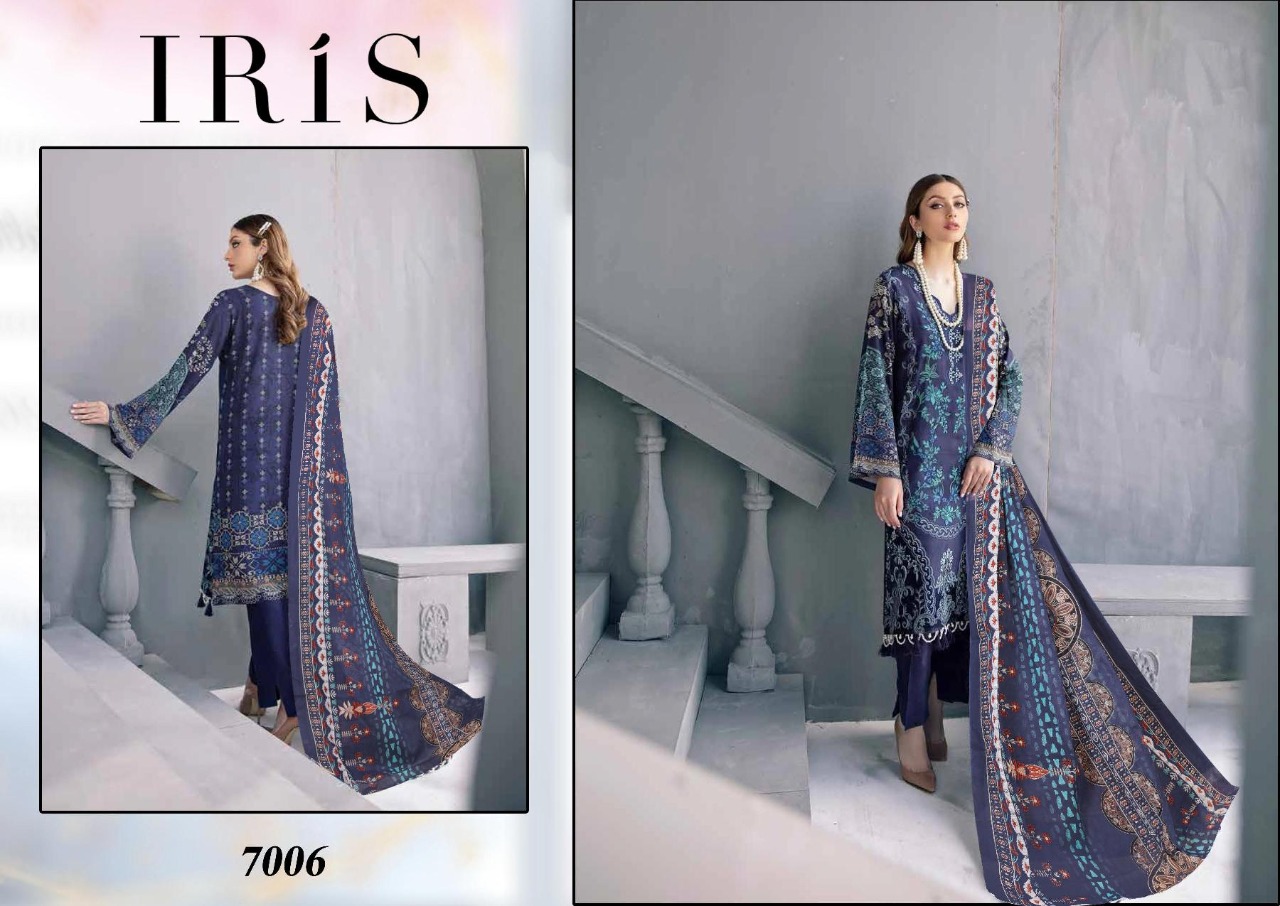 Iris Vol 7 Printed Karachi Dress Material
