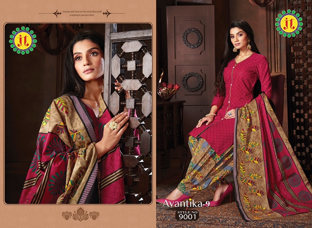 Jt Presents  Avantika  Vol 9 Printed Cotton Collection