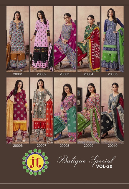 Jt Presents  Batique Special  Vol 20 Printed Cotton Collection