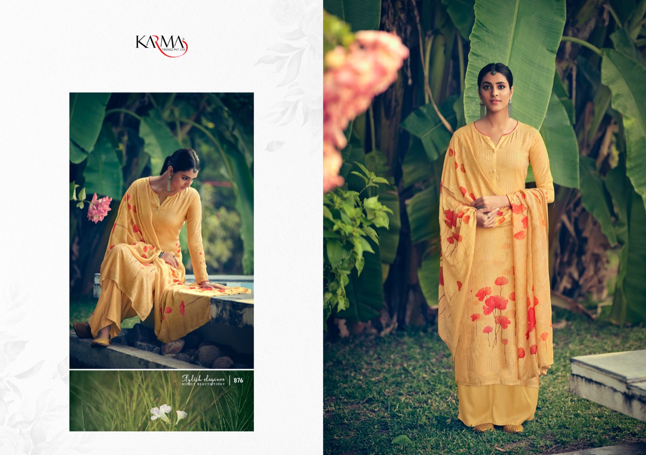 Karma Presents  Riwaaz 873 Printed Salwar Kameez