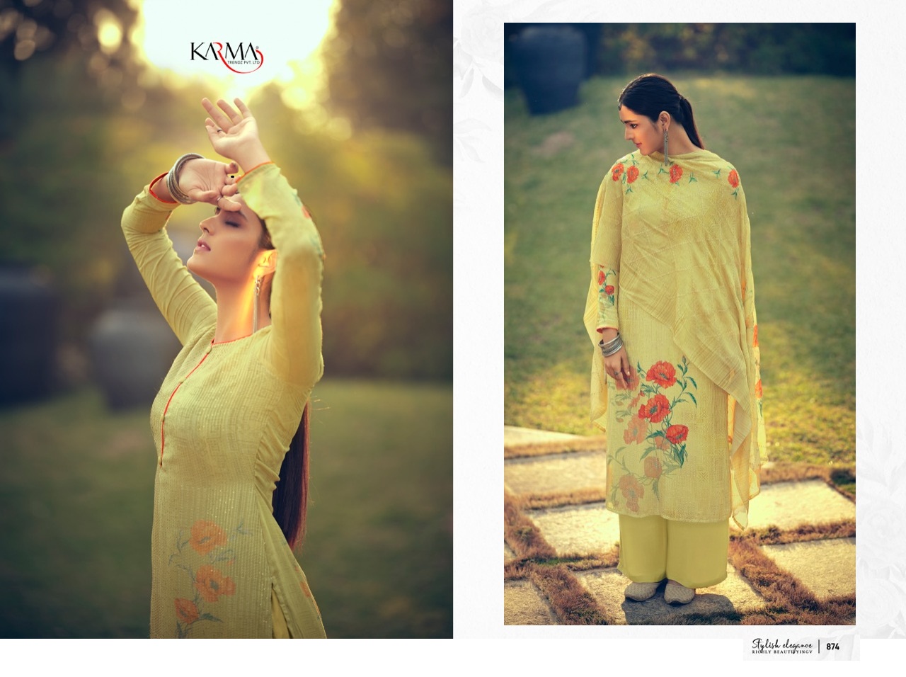 Karma Presents  Riwaaz 873 Printed Salwar Kameez