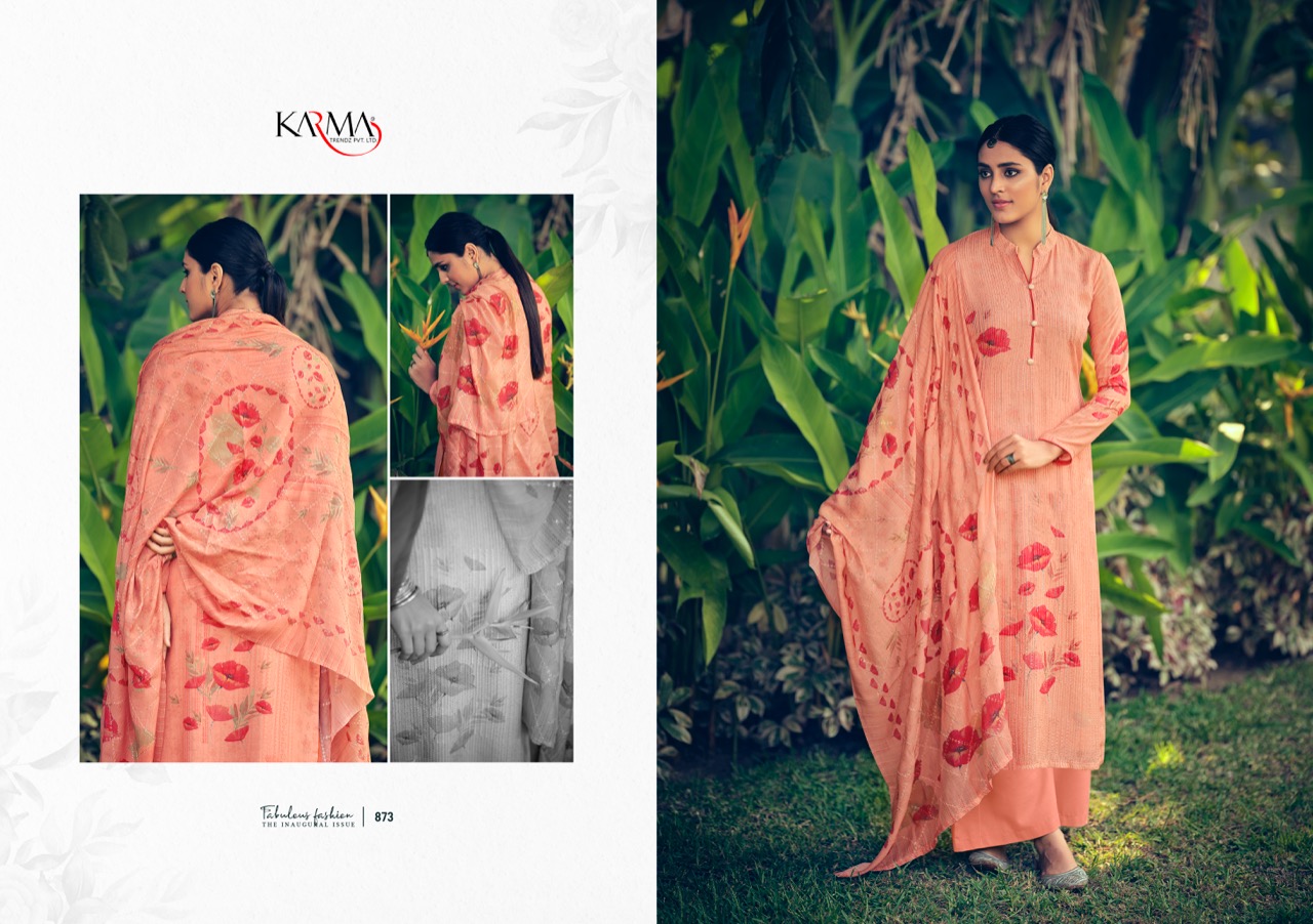 Karma Presents  Riwaaz 873 Printed Salwar Kameez