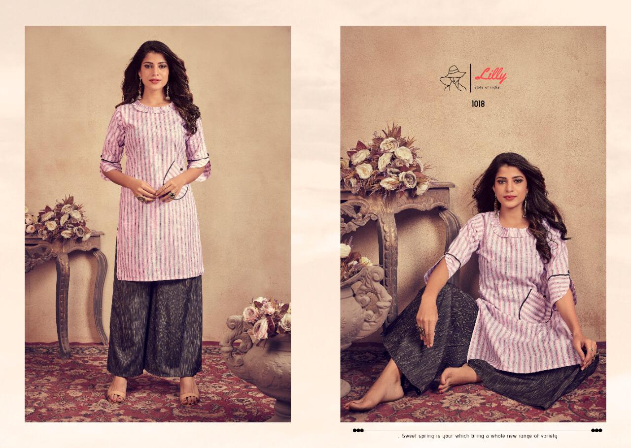 Lilly  Presents  Meetu Kurti With  Pant