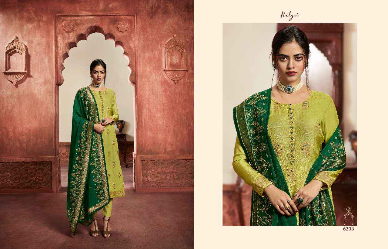 Lt Nitya 162 Designer Heavy Salwar Suits Collection