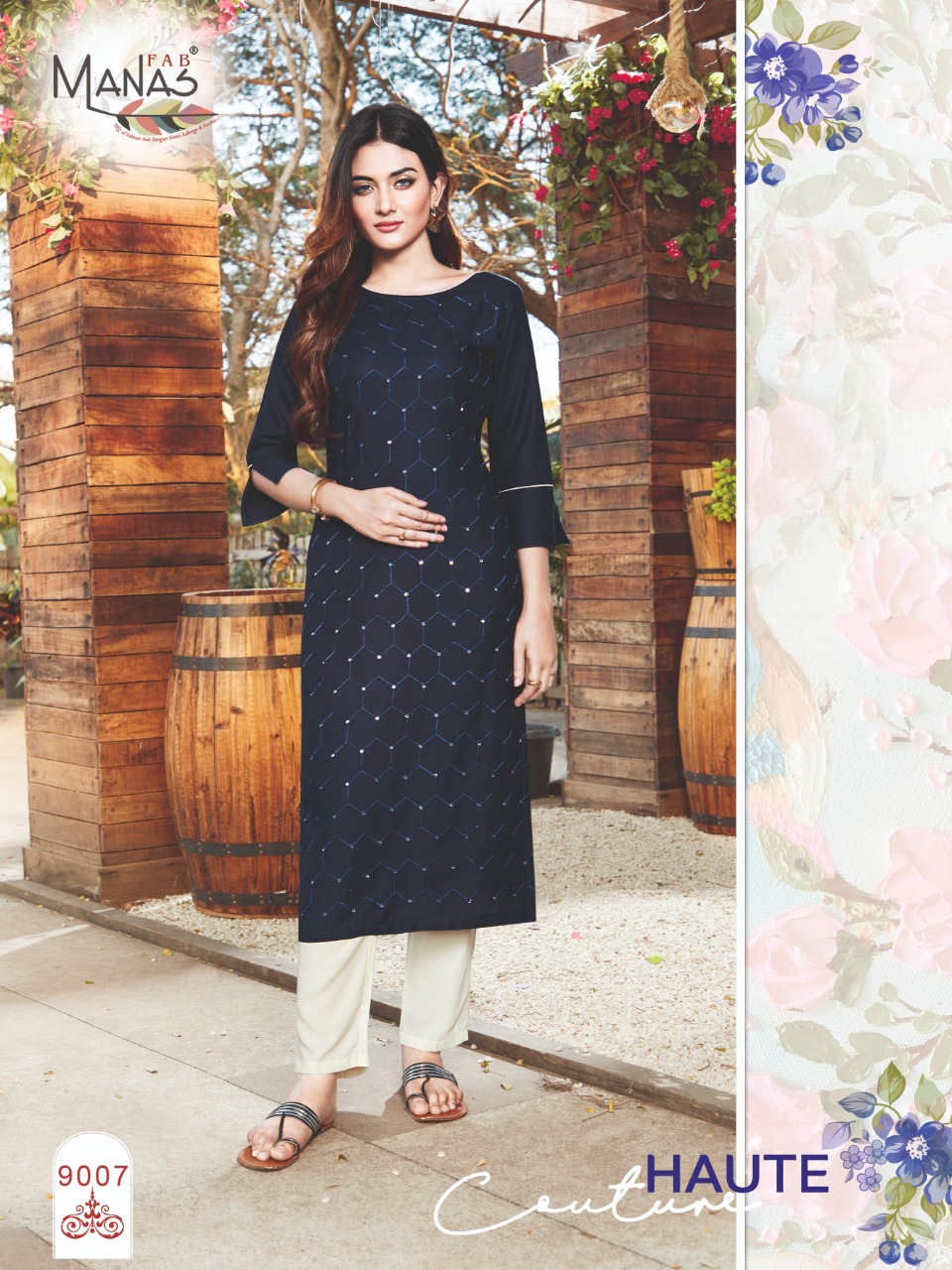 Manas  Presents  Sequence Long Kurti Collection