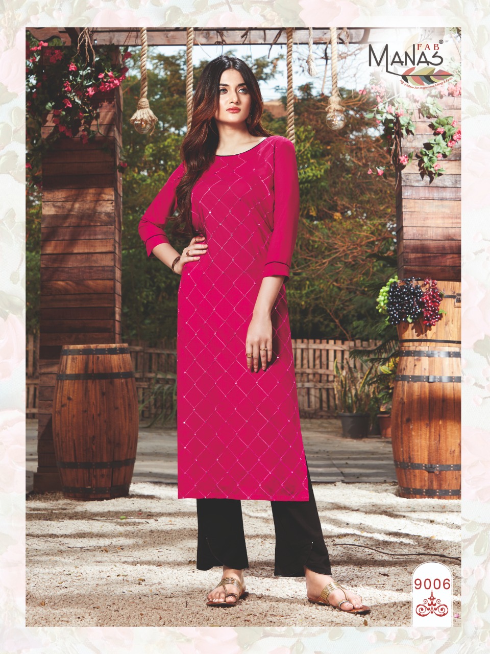 Manas  Presents  Sequence Long Kurti Collection