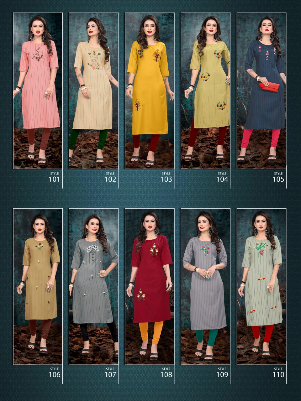 Navya  Presents Fashion Bits Ethnic Wear Designer Kurti Collection