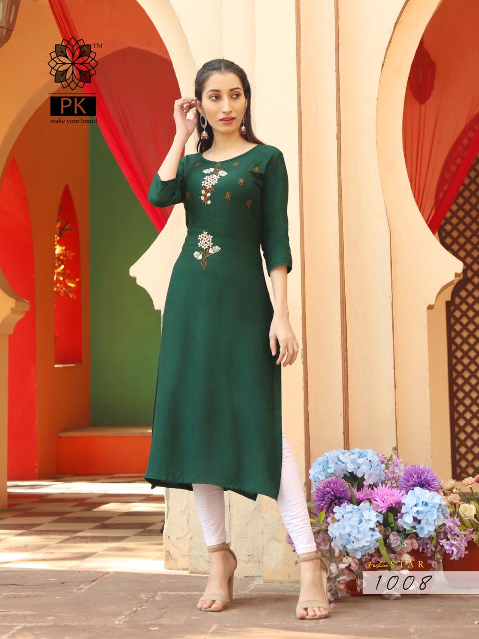 Pk Presents  Fashion Star Vol 1 Ethnic Wear Kurtis Collection