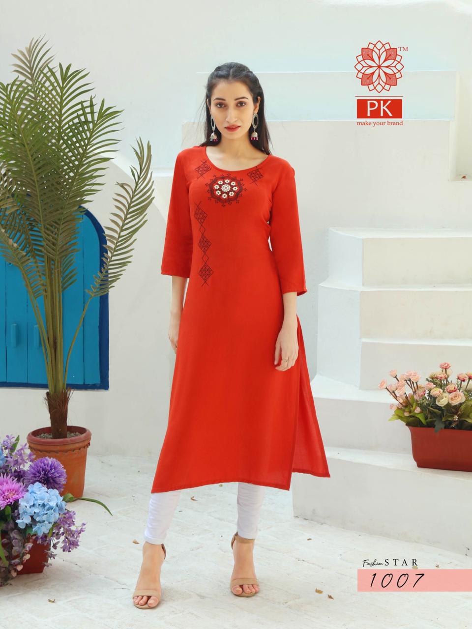 Pk Presents  Fashion Star Vol 1 Ethnic Wear Kurtis Collection