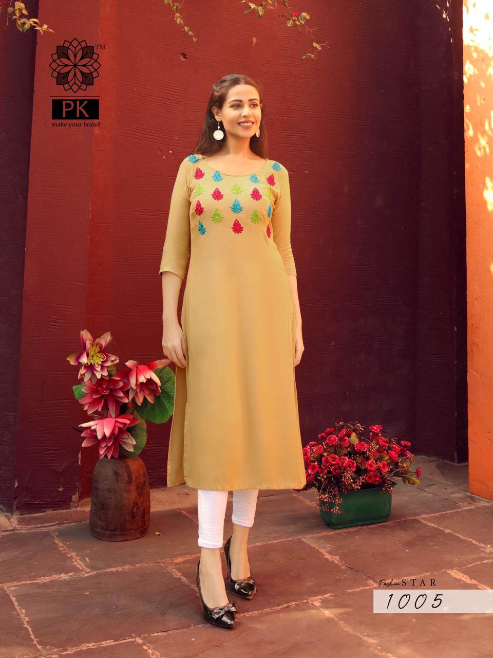 Pk Presents  Fashion Star Vol 1 Ethnic Wear Kurtis Collection