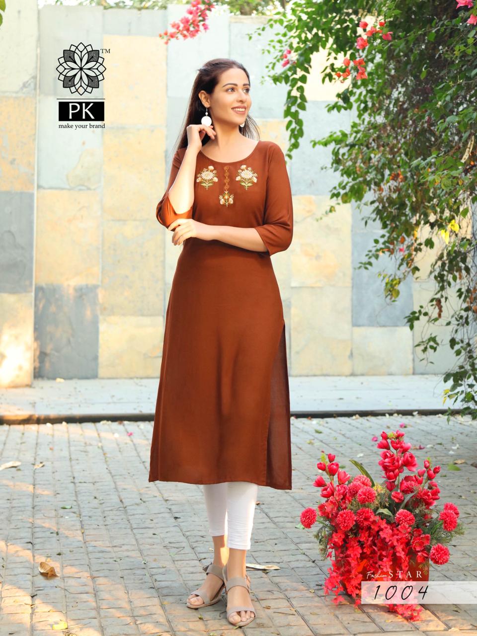 Pk Presents  Fashion Star Vol 1 Ethnic Wear Kurtis Collection