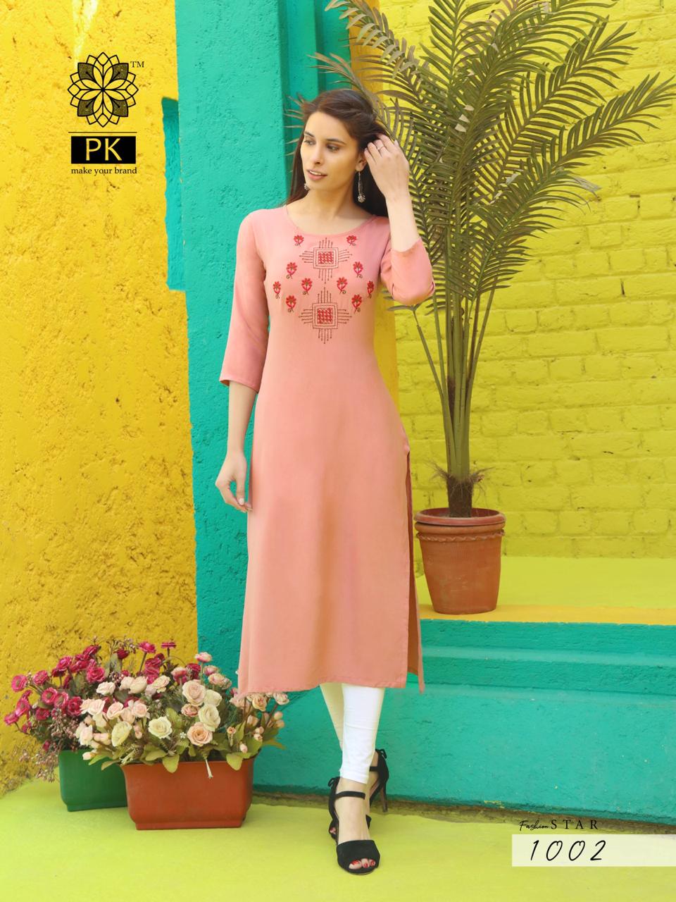 Pk Presents  Fashion Star Vol 1 Ethnic Wear Kurtis Collection