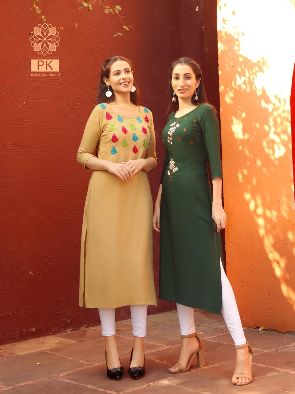 Pk Presents  Fashion Star Vol 1 Ethnic Wear Kurtis Collection