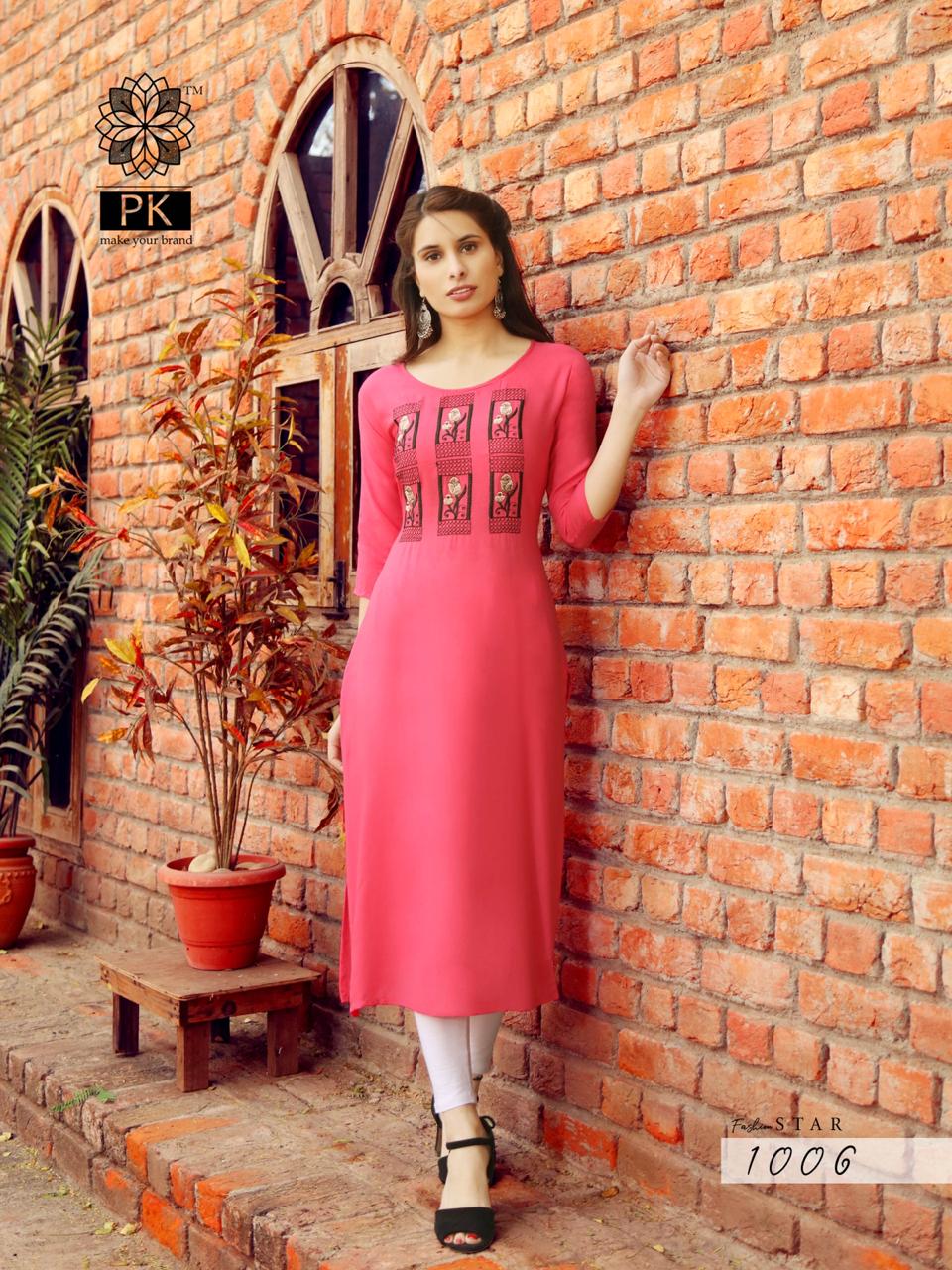 Pk Presents  Fashion Star Vol 1 Ethnic Wear Kurtis Collection