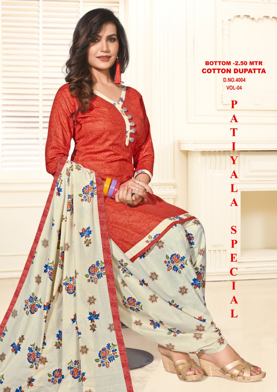 Patiyala Special Vol  4 Dress Materials Collection