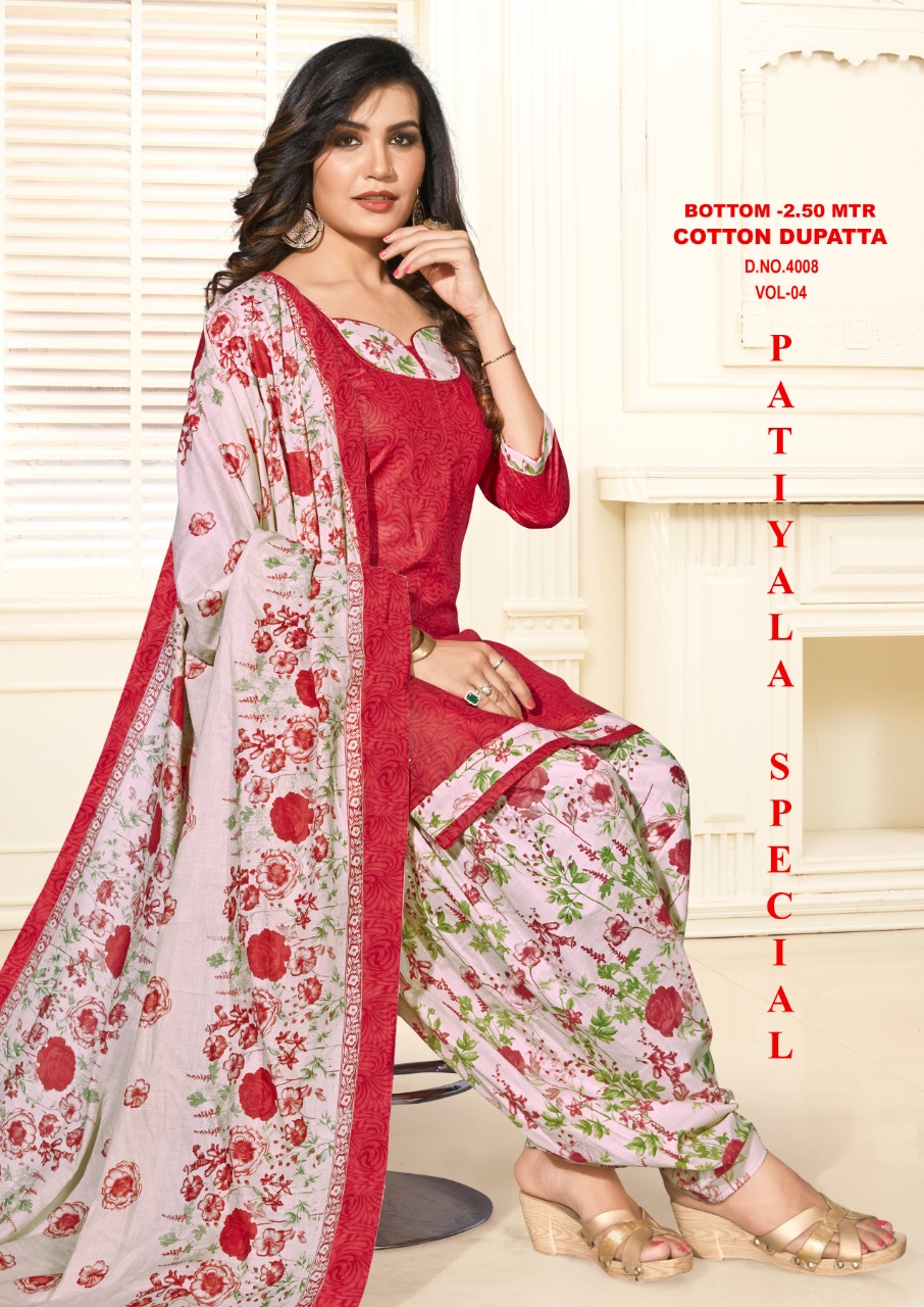 Patiyala Special Vol  4 Dress Materials Collection