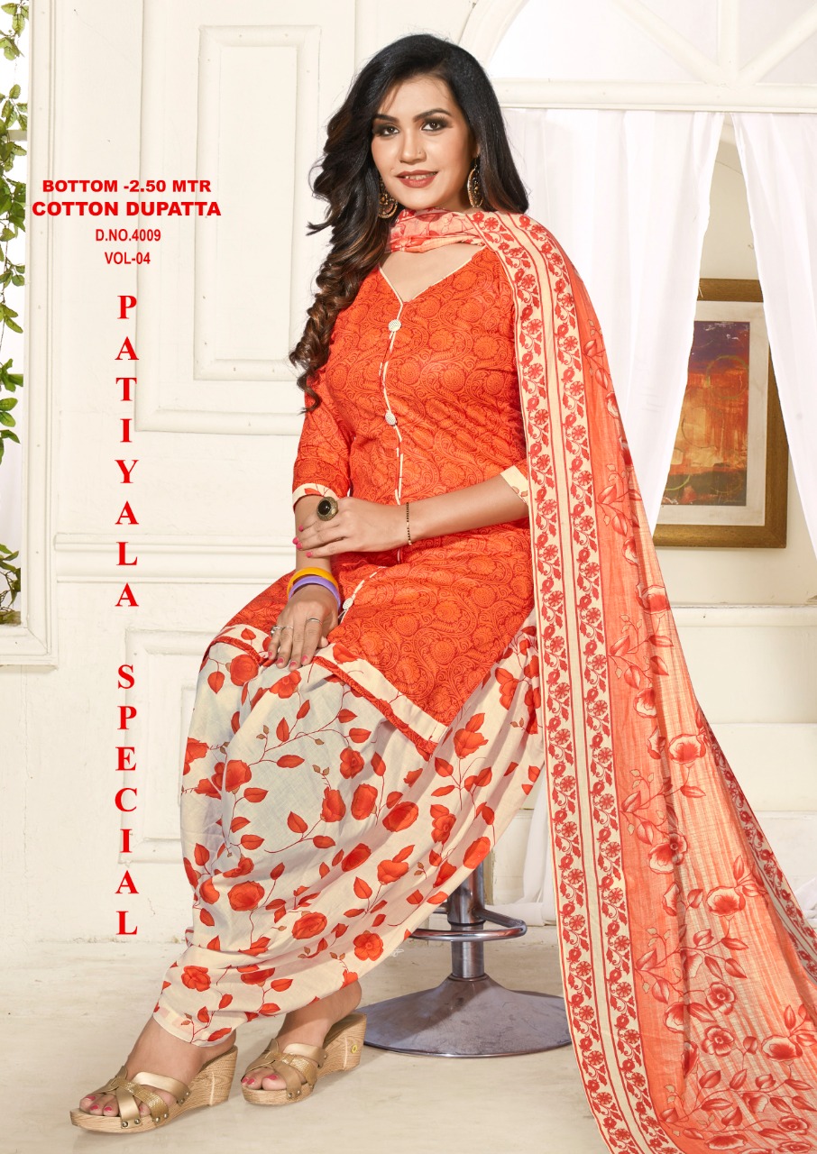 Patiyala Special Vol  4 Dress Materials Collection