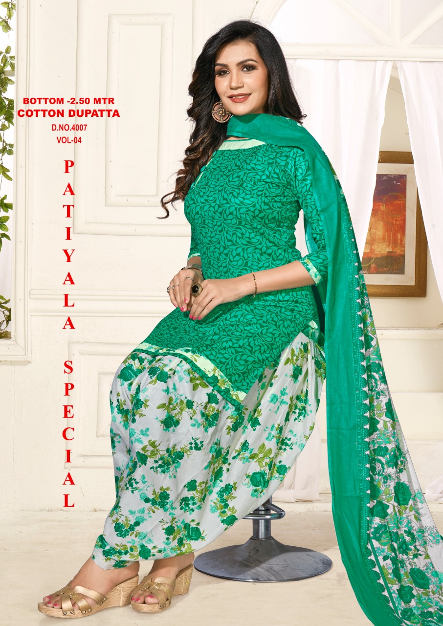 Patiyala Special Vol  4 Dress Materials Collection