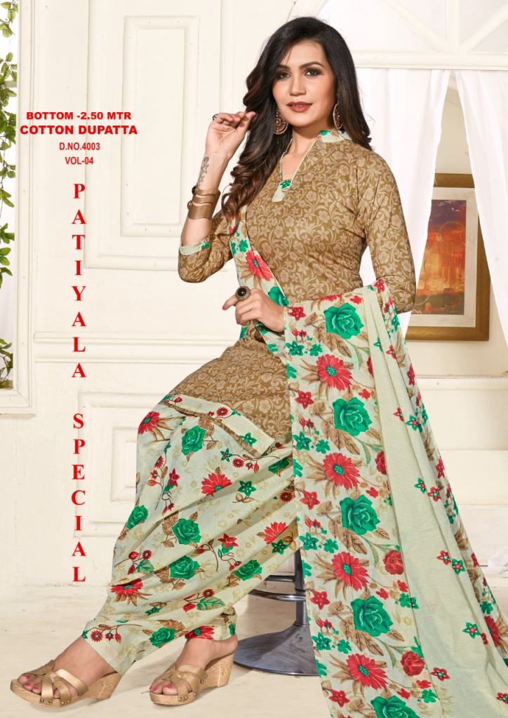Patiyala Special Vol 4 Ready Made Collection