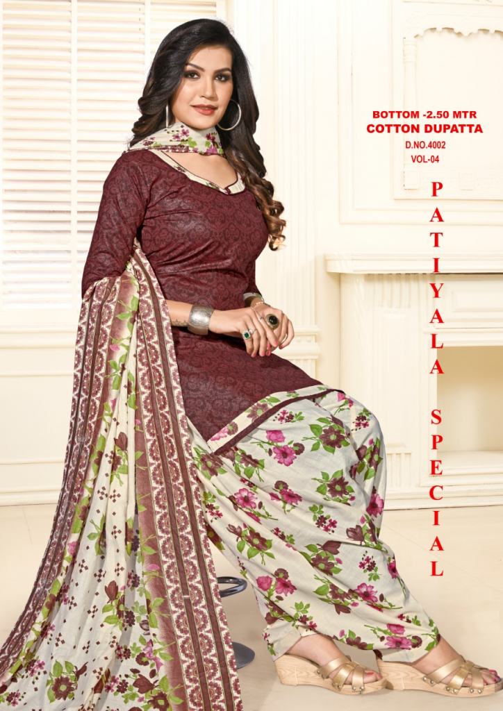 Patiyala Special Vol 4 Ready Made Collection