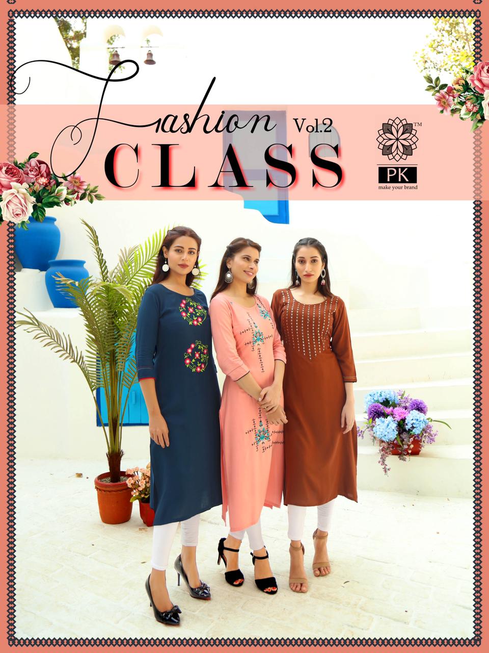 Pk Presents  Class Vol 2 Casual Kurtis Collection