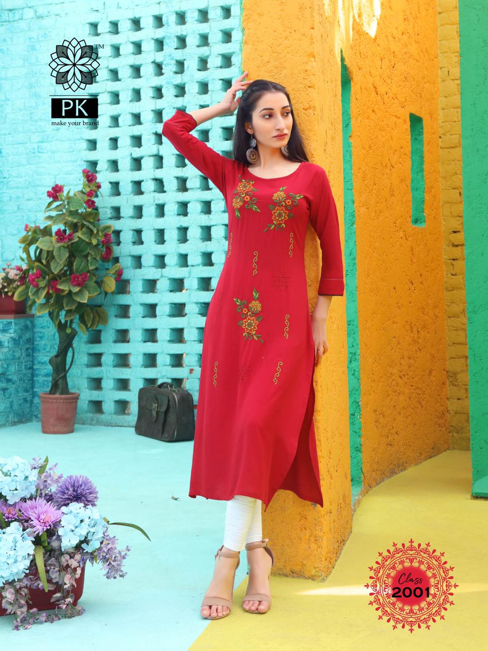 Pk Presents  Class Vol 2 Casual Kurtis Collection