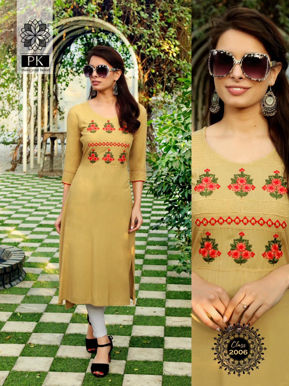 Pk Presents  Class Vol 2 Casual Kurtis Collection