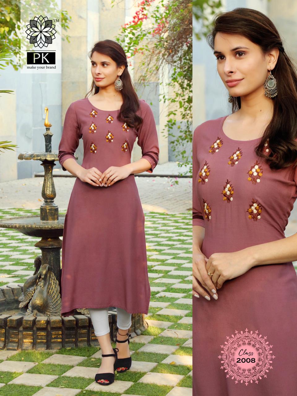 Pk Presents  Class Vol 2 Casual Kurtis Collection