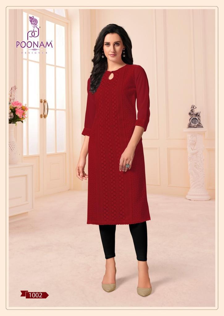 Poonam  Presents Mannat  Designer Kurtis