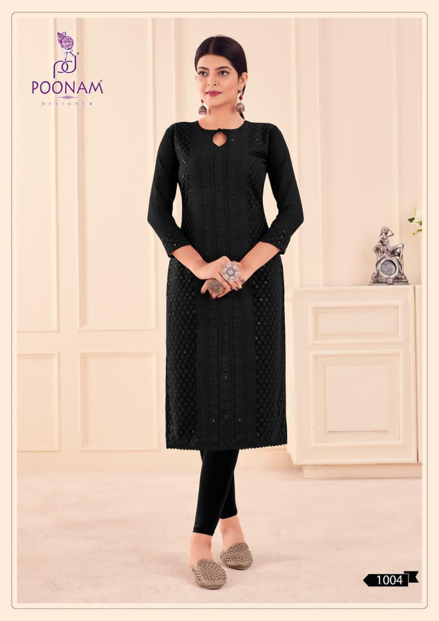 Poonam  Presents Mannat  Designer Kurtis
