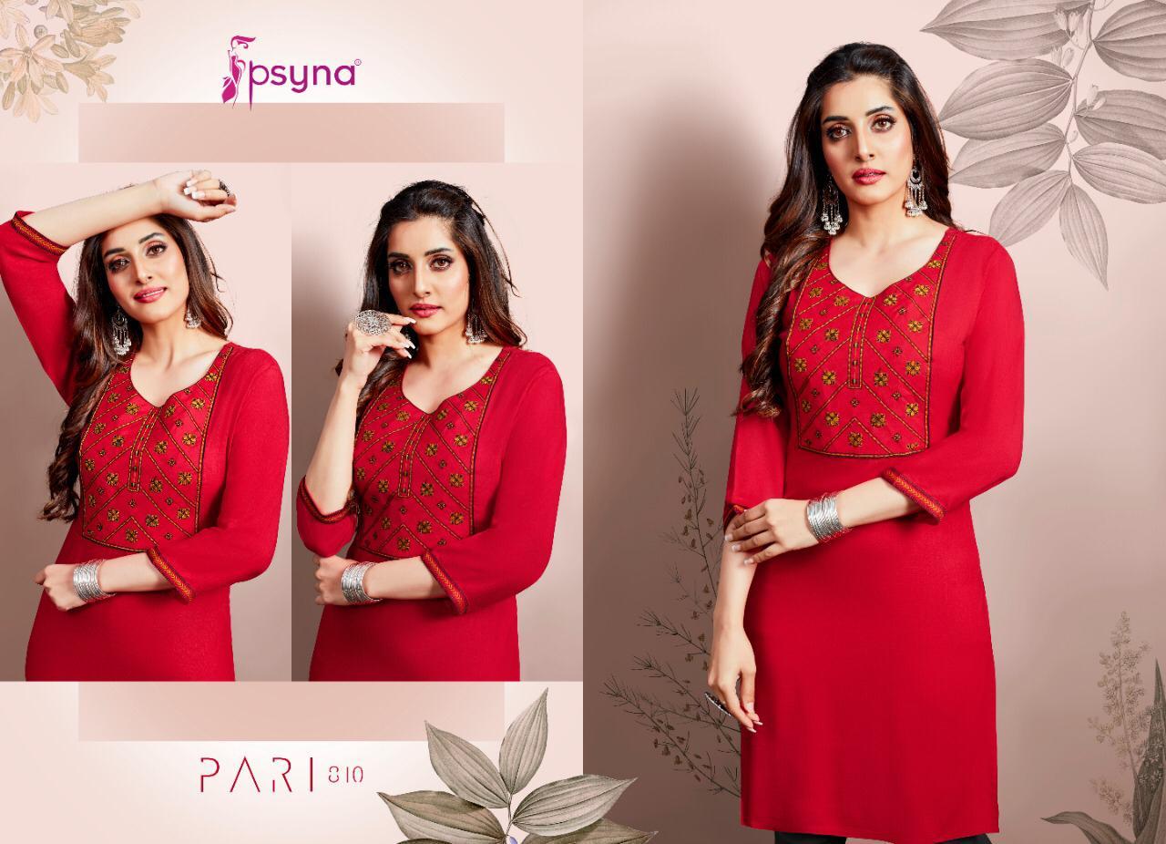 Psyna  Presents  Pari  Vol 8 Ethnic Wear Designer Kurtis