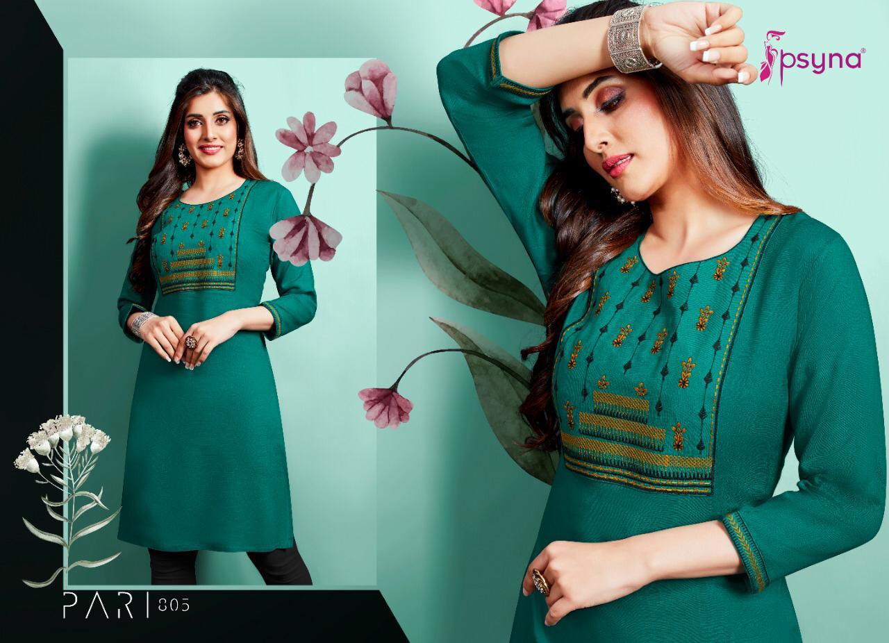 Psyna  Presents  Pari  Vol 8 Ethnic Wear Designer Kurtis