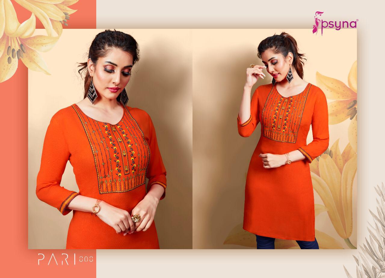 Psyna  Presents  Pari  Vol 8 Ethnic Wear Designer Kurtis