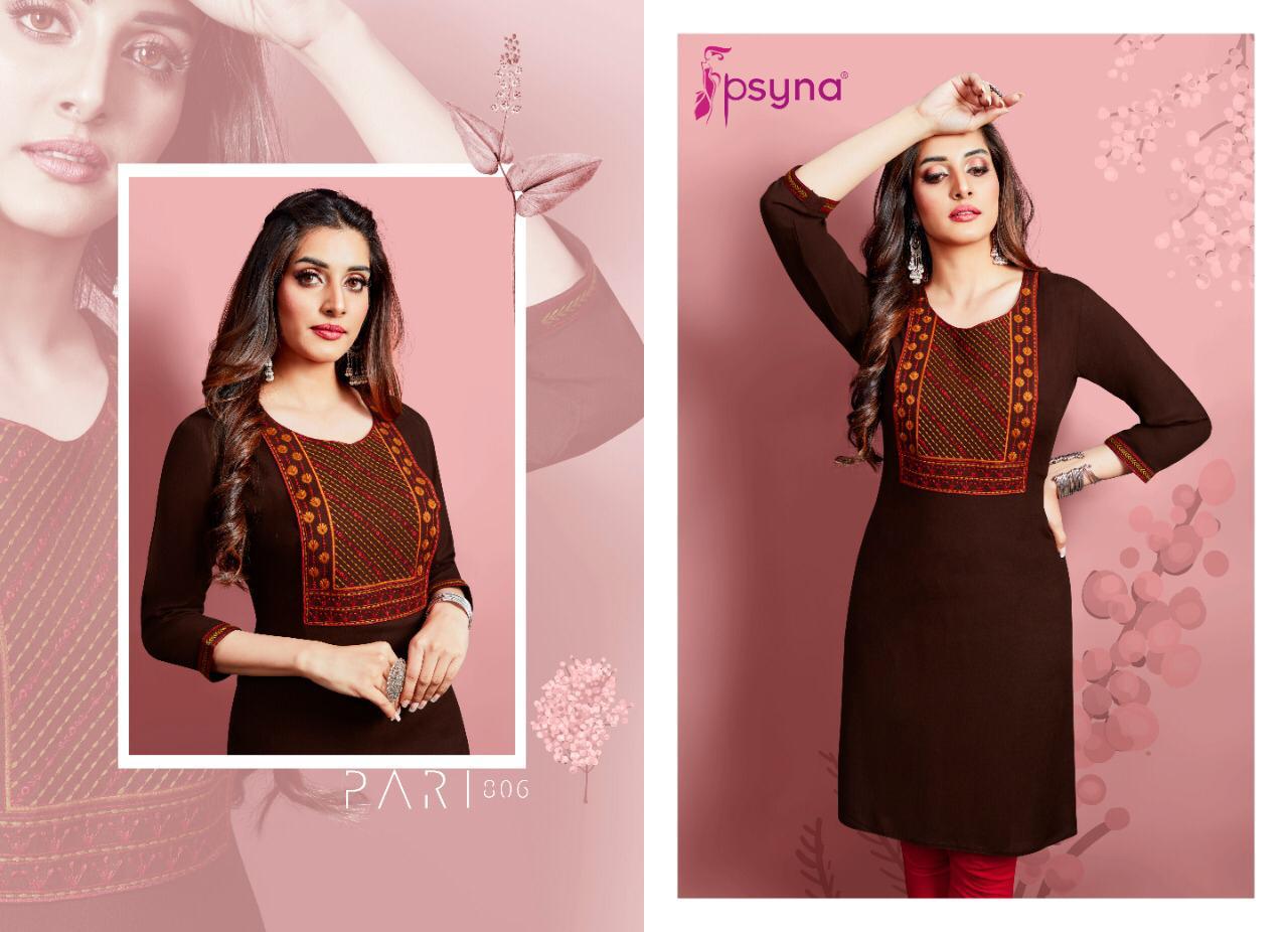 Psyna  Presents  Pari  Vol 8 Ethnic Wear Designer Kurtis