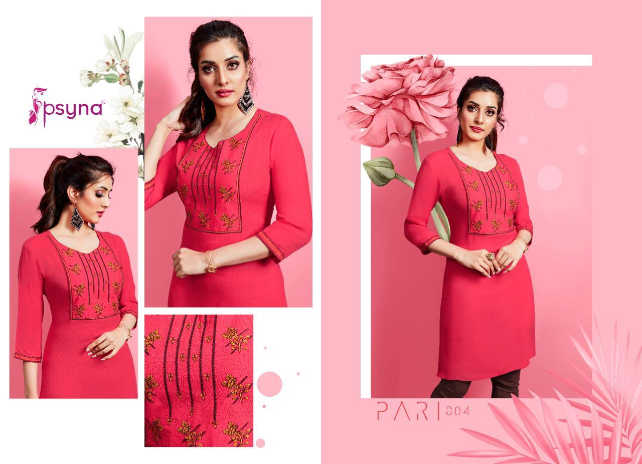 Psyna  Presents  Pari  Vol 8 Ethnic Wear Designer Kurtis