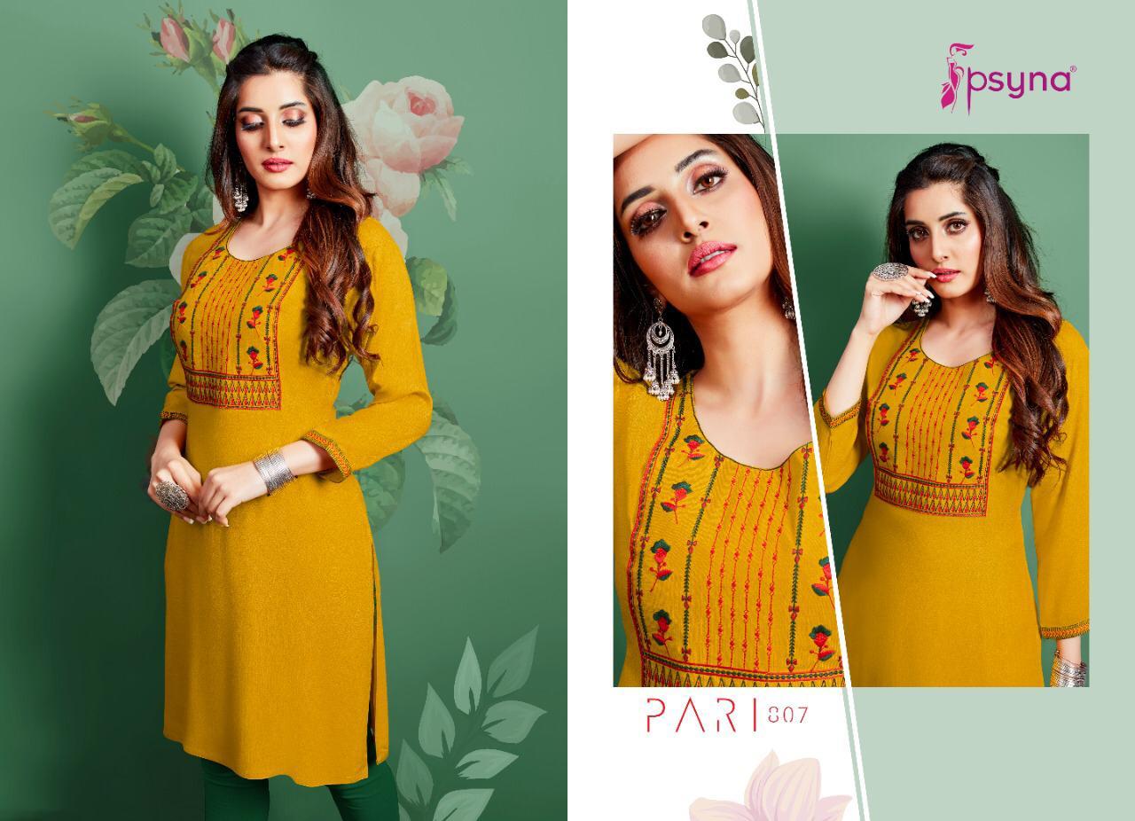 Psyna  Presents  Pari  Vol 8 Ethnic Wear Designer Kurtis