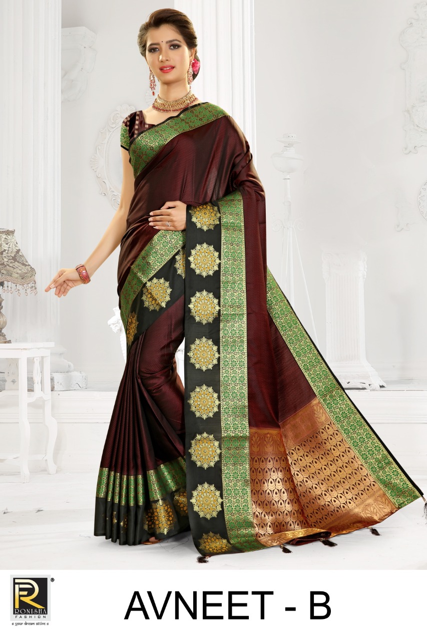 Ranjana Presents  Avneet Casual Wear  Sarees Collection