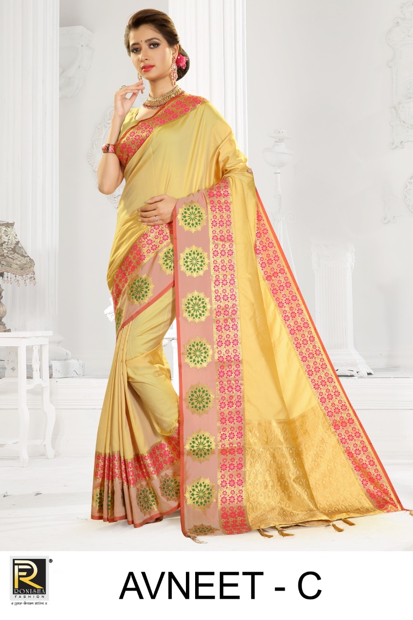 Ranjana Presents  Avneet Casual Wear  Sarees Collection